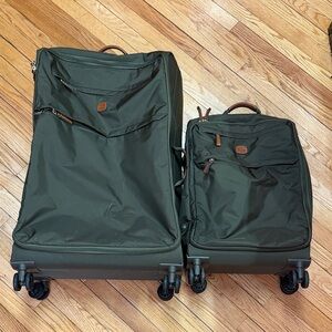 Bric's Olive Green Travel Luggage Set